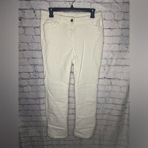 Style & Co Corduroy White Petit 8 Pants jeans Straight leg